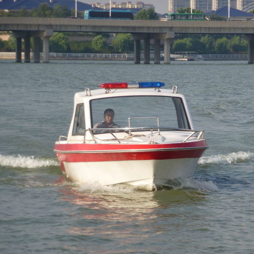 Barca professionale barca da lavoro - YB-760P - Changzhou Youbang Boat Co., Ltd. - barca di salvataggio / fuoribordo / in PRFV