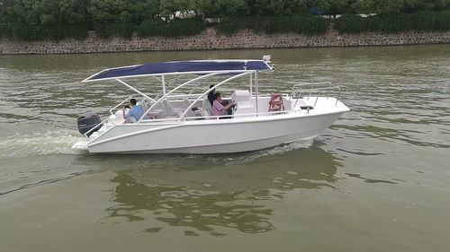Barca professionale barca per trasporto passeggeri - aluminium catamaran - Changzhou Youbang Boat Co., Ltd. - catamarano / fuoribordo / in alluminio