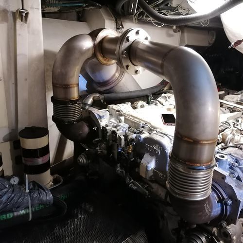 Milisten Raccordo Di Scarico Per Barca Dalot A 90°, Uscita Troppopieno In Plastica Per Barche Da Diporto, Dimensioni 8x7,5x6 Cm, Facile Da Installare