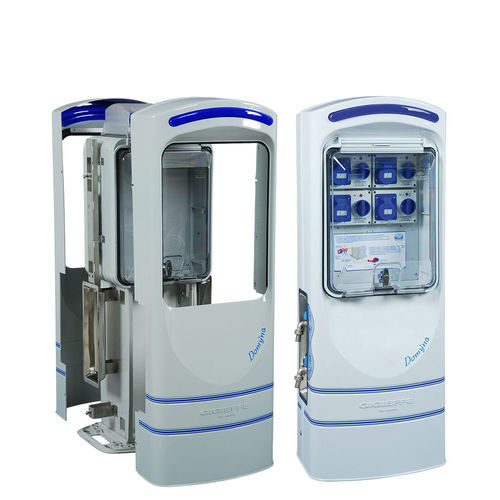 Colonnina di distribuzione di acqua - Domyna Smart - CLOUDENERGY S.R.L. - di distribuzione elettrica / per pontile / per marina