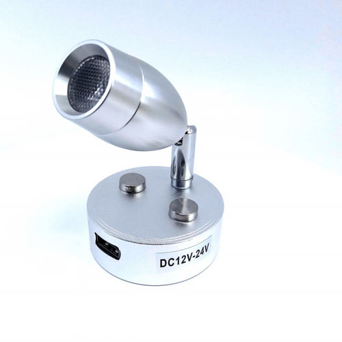 Lampada Da Lettura LED Per Camper 12V-24V - Luci Con Dimmer E Luce Notturna Blu - Foto 10