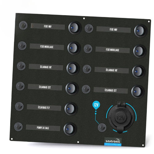 Quadro elettrico per barca - ETA10AC - seatronic - di illuminazione / LED