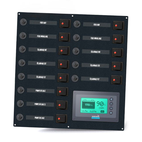 Quadro elettrico per barca - ETA13GB - seatronic - di illuminazione / per pompa di sentina / LED