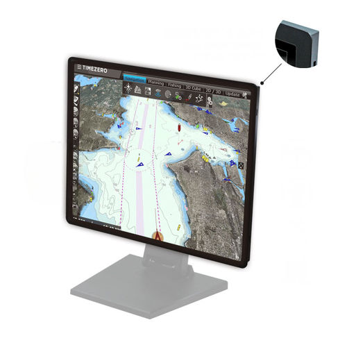Schermo marino - IET17 - seatronic - multifunzione / 17" / touch screen