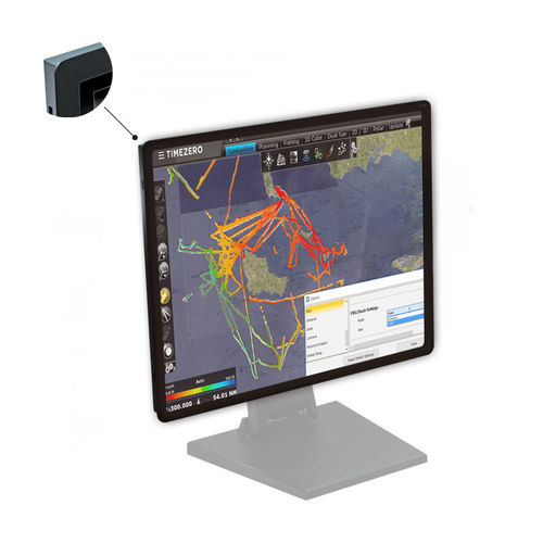 Schermo marino - IET15 - seatronic - multifunzione / 15" / touch screen