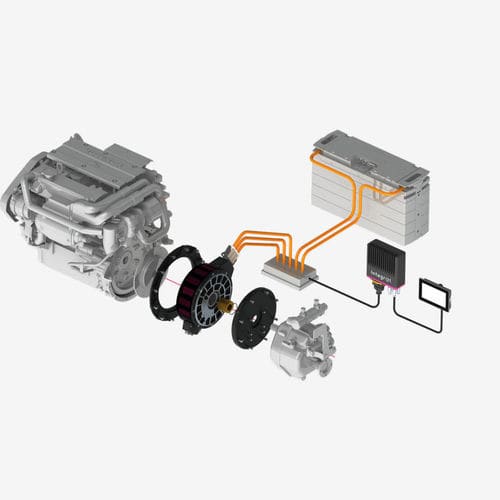 Generatore elettrico per barca - E-DRIVE - Integrel solutions - per barca a vela