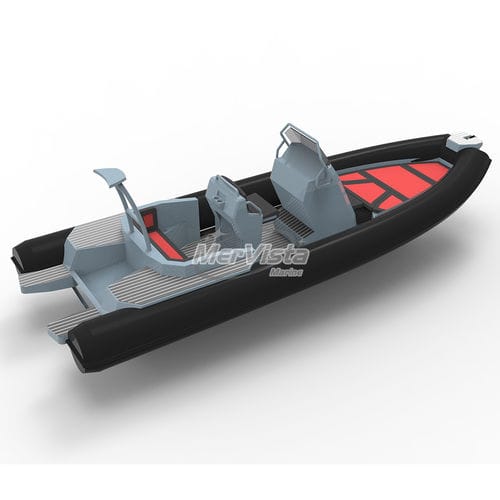 Gommone fuoribordo - 700 Luxury  - MerVista Boat - semirigido / open / con console centrale