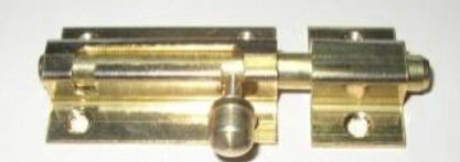 Chiavistello per barca - DAMADE - a stanghetta scorrevole / in ottone cromato