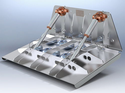 Flap per barca - PHOENIX MARINE SOLUTIONS - in acciaio inossidabile