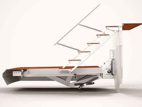 Scala per yacht per piattaforma di poppa - PHOENIX MARINE SOLUTIONS