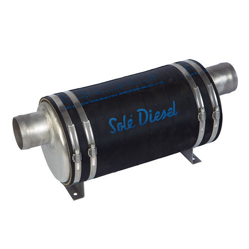 Silenziatore di scarico per barca - 607000 series - Solé - in linea / in acciaio inossidabile