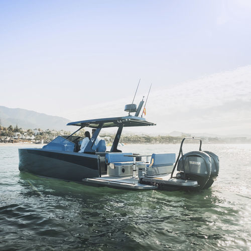 Cabinato fuoribordo - V10 T-Top - Virtue Yachts - a benzina / bimotore / con scafo planante