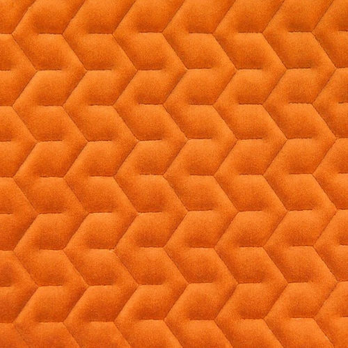 Tessuto nautico per interni - Soft Velvet 1471 - Mariano Farrugia - in poliestere / marrone / arancione