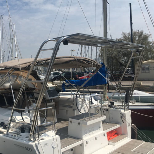 Arco per barca a vela - DUFOUR 500 - prodinox - per barca / per battello di servizio / su misura