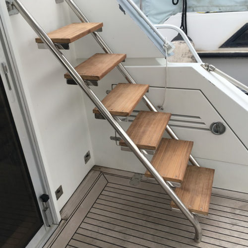 Scaletta per barca - prodinox - per yacht / fissa / da imbarco