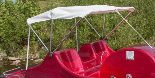 Tendalino parasole per barca a pedali - CANOPY - Kay Park Recreation - per cabina di pilotaggio / con struttura in acciaio inossidabile / bianco