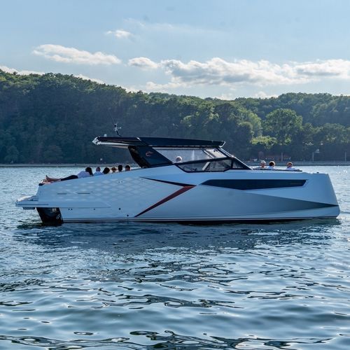 Cabinato catamarano - Dracan Marine Sp. z o. o. - entrobordo / open / con dual console