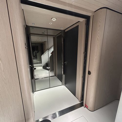 Porta per yacht - P_1SL-A60Y - Bimar - per nave / scorrevole / indoor