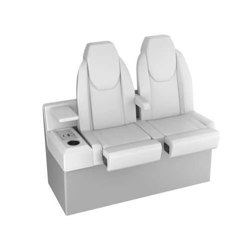 Panchetta per barca - STL BENCH NO.2 CUSTOM - M.A. Marine Solutions Sp. z o. o. - di yacht / 2 posti / multicolore