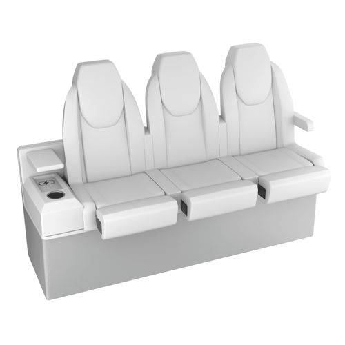 Panchetta per barca - STL BENCH NO.3 CUSTOM - M.A. Marine Solutions Sp. z o. o. - di yacht / 3 posti / multicolore
