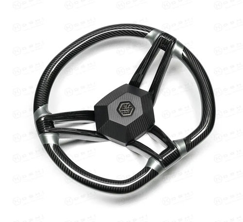 Volante per barca a motore in carbonio - M.A. Marine Solutions Sp. z o. o. - racing / design / a tre razze