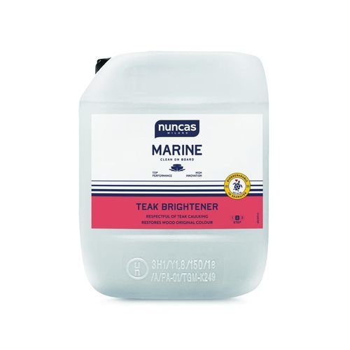 Detergente per teak - Marine Teak Brightener - 5000ml - Nuncas Italia S.p.A. - per legno / per barca / biodegradabile