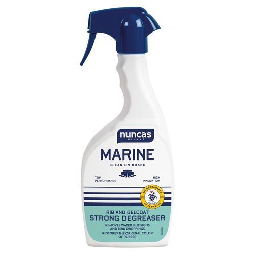 Detergente per escrementi di uccello - Marine RIB & Gelcoat Strong Degreaser - 500ml - Nuncas Italia S.p.A. - per fibra di vetro / per parabordo / per linea di galleggiamento