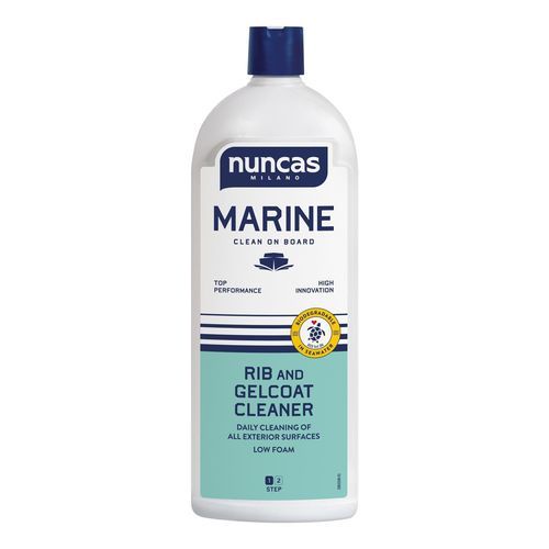 Detergente per plastica - Marine RIB and Gelcoat Cleaner - 1000ml - Nuncas Italia S.p.A. - per vinile / per metalli / per fibra di vetro