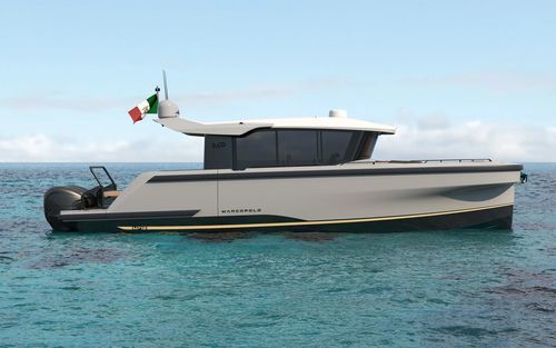 Cabinato fuoribordo - MP12 - Marcopolo Yachts by 3AF Shipyard S.r.l - trimotore / hard-top / max. 14 persone