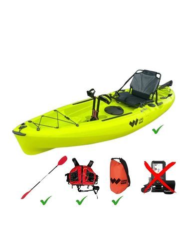 Kayak sit-on-top - SAMOA PROPEL - LONG WAVE - modulare / da escursione / da pesca