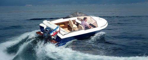Runabout fuoribordo - Variant 505 - Bootsbau Schubert GmbH - con scafo planante / open / con dual console