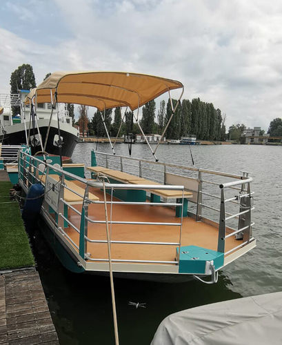 Pontoon boat fuoribordo - Watt 850 - Gruppo CNE (CNE srl) - elettrico / bimotore / open