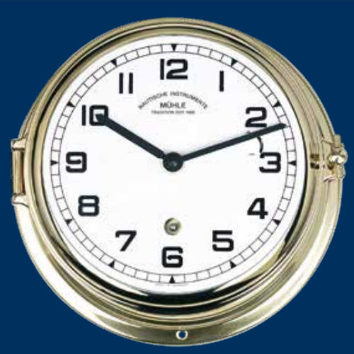 Orologio da mare in ottone - MS-51-02-180-ME  - Mühle-Glashütte GmbH nautische Instrumente und Feinmechanik