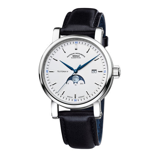 Orologio nautico per uomo - TEUTONIA IV MOONPHASE - Mühle-Glashütte GmbH nautische Instrumente und Feinmechanik