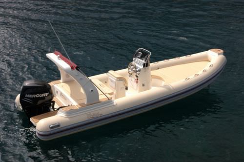 Gommone fuoribordo - 23' - NOAH SRL - semirigido / con console centrale / con prendisole