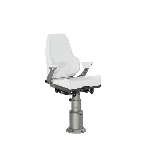 Sedile pilota - Saltcaster X4 - SHOXS - avvolgente / per barca / con braccioli