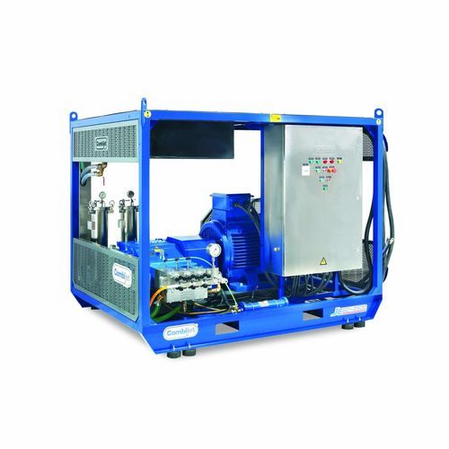 Pulitore ad alta pressione marino - JE80-2100/17 - Combijet - per cantiere navale / montato su chassis / con motore elettrico