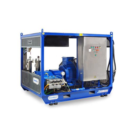 Pulitore ad alta pressione per cantiere navale - JE80-500D / 50Hz - Combijet - montato su chassis / con motore elettrico / per pulizia carena