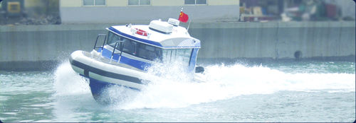 Barca professionale patrol boat - aurora (dalian) yachts co ltd - fuoribordo / in alluminio / gommone semirigido