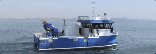 Barca professionale barca da lavoro - aurora (dalian) yachts co ltd - catamarano / entrobordo / in alluminio