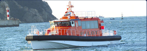 Barca professionale pilotina - aurora (dalian) yachts co ltd - entrobordo / in alluminio / gommone semirigido