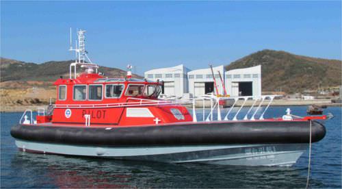 Pilotina - aurora (dalian) yachts co ltd - entrobordo / in alluminio / gommone semirigido