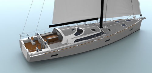 Sailing-yacht da spedizione - 70 - Boréal - con 3 cabine / con 4 cabine / con poppa aperta