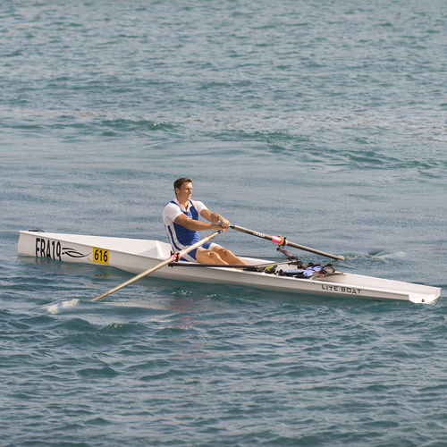 Barca da canottaggio da regata - LiteRace 1X - LITEBOAT - skiff