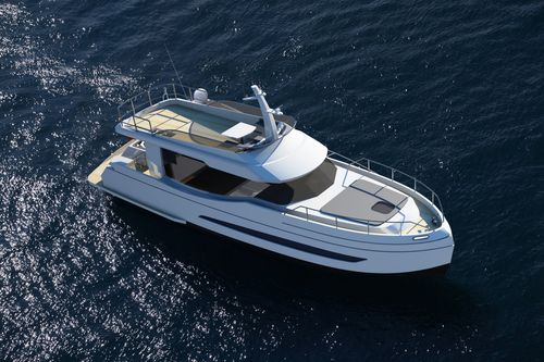 Cabinato entrobordo - GreeNaval 50 - Naval Yachts - ibrido / bimotore / in alluminio