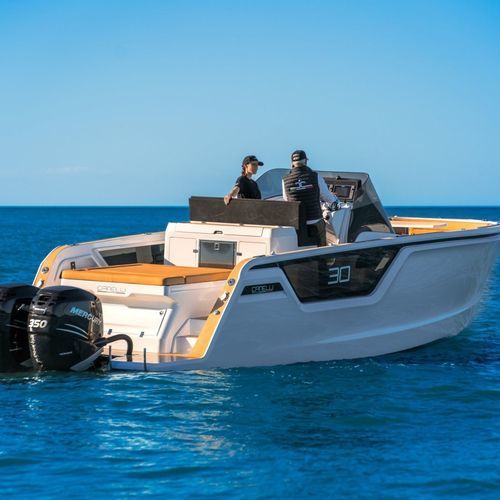 Cabinato fuoribordo - 30 - Canelli Yachts s.r.l. - bimotore / open / con console centrale