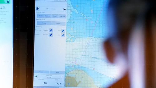 Consolle di controllo per drone marino - ASView - Autonomous Surface Vehicles, UK