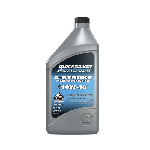 Olio per motore - 10W-40 - Quicksilver - di poppa / marino