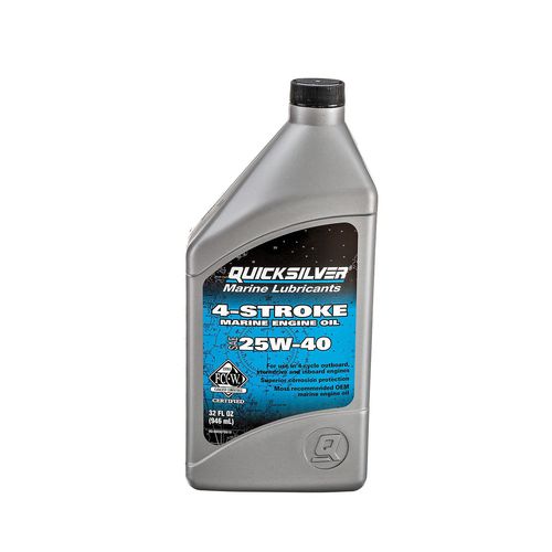 Olio per motore - 25W-40 - Quicksilver - per imbarcazione a motore stern drive / per barca a motore fuoribordo