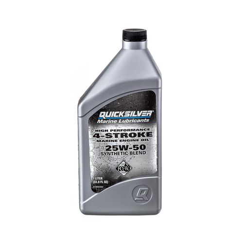 Olio sintetico - 25W-50 - Quicksilver - per motore / per barca a motore fuoribordo